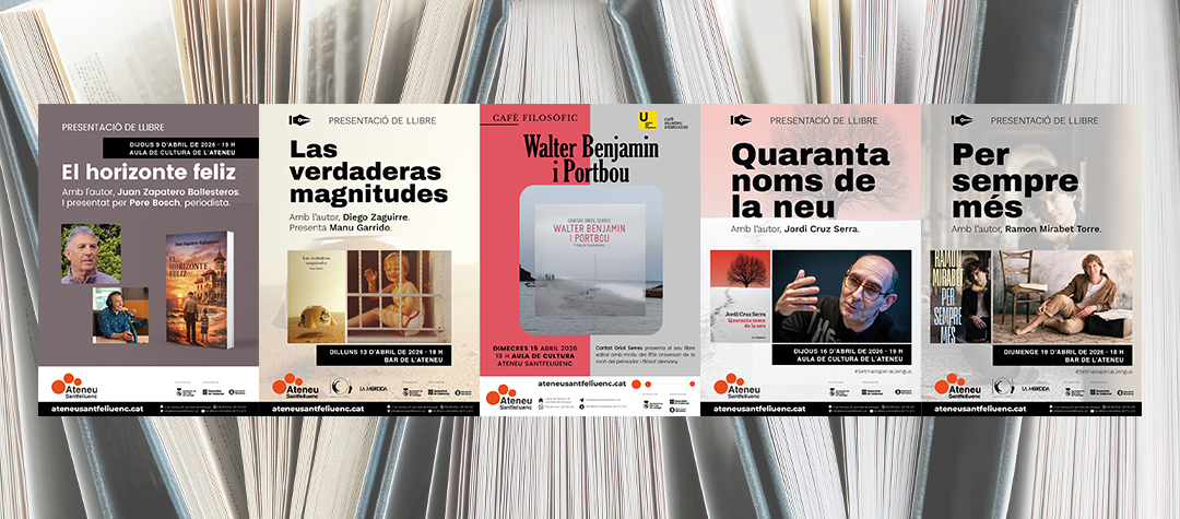 Presentacions de llibres en el mes de la literatura i la llengua