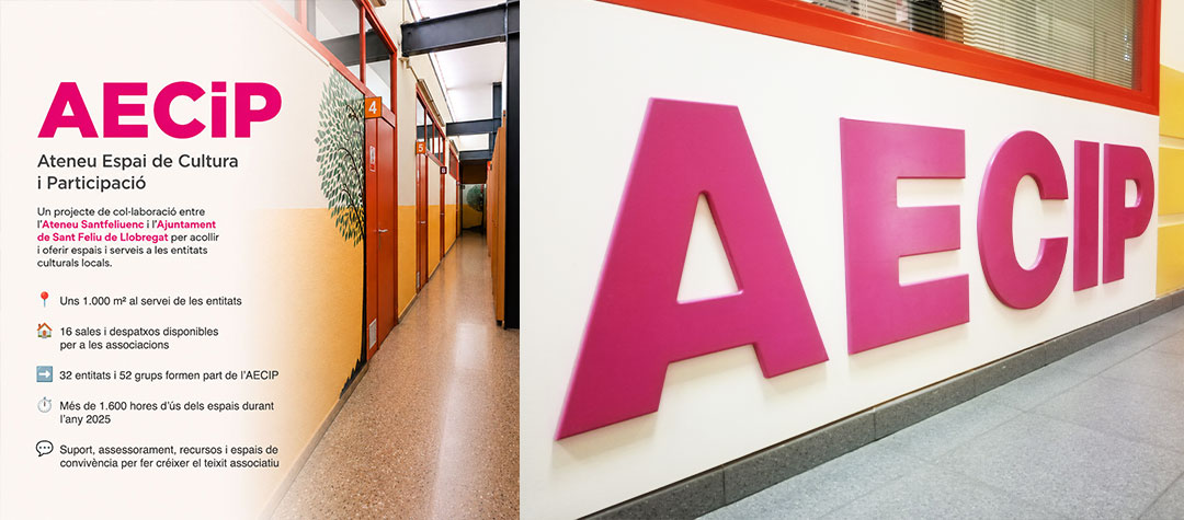 L’AECIP, un espai de suport i participació per al teixit associatiu de Sant Feliu