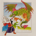 El Drac de Sant Feliu. Llegenda del Cavaller Guillem i Violant de Bar.